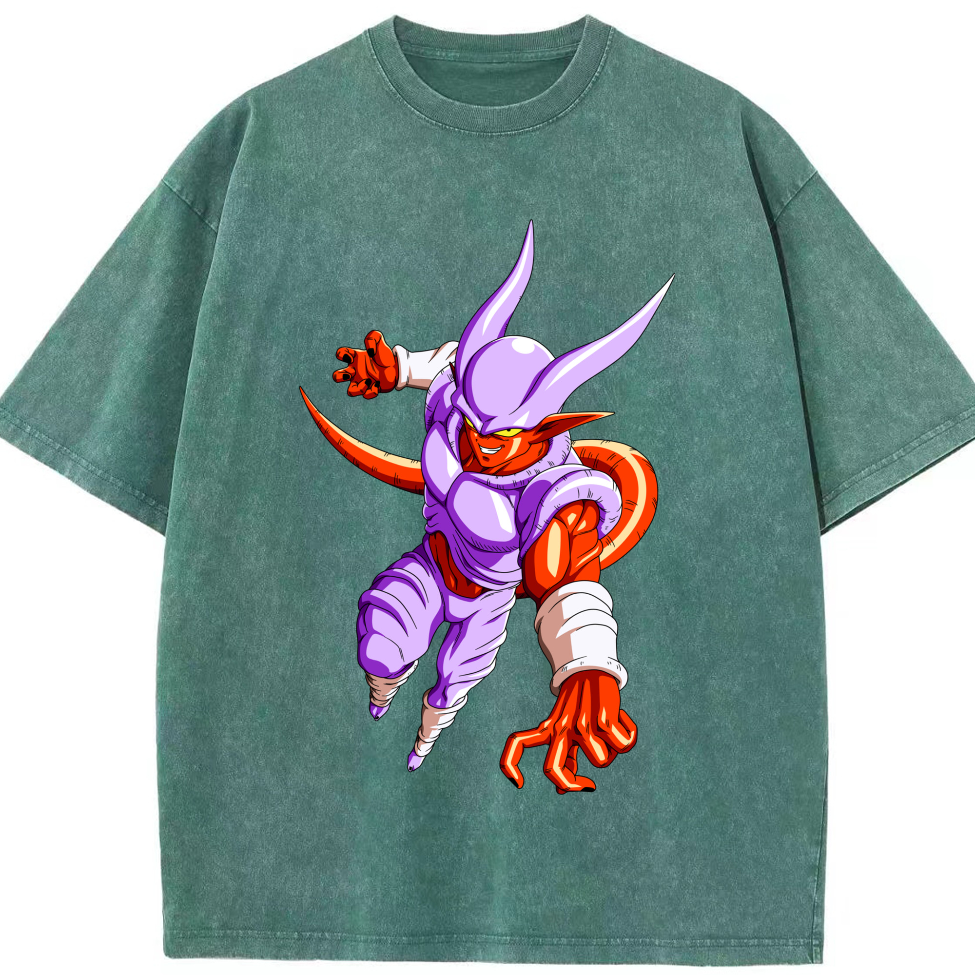 （画像用） ドラゴンボール ジャネンバ DRAGON BALL Janemba 綿100% ヴィンテージ風 半袖Tシャツ（フロントプリント）